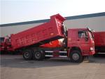 6X4 Heavy Duty Dump Truck Engine With Strengthen Bumper Ten Wheel Tipper
