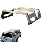OEM Accepted Bed Rack System For Mid Size Truck Beds Black Powder Coating