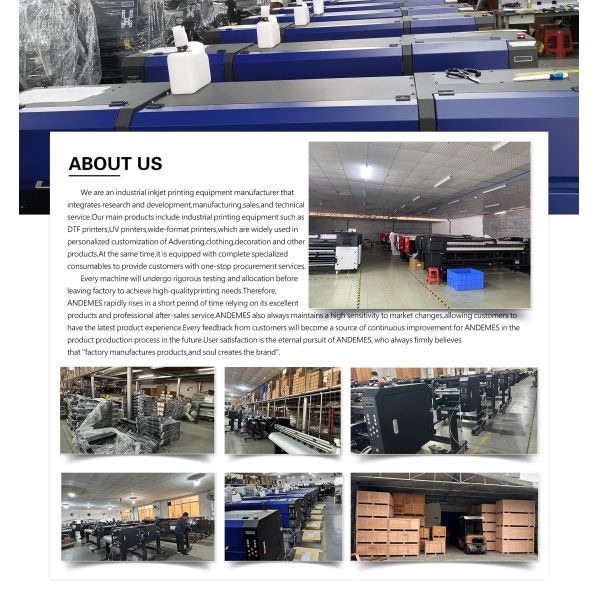 Uv Dtf Single Dx7 New Upgraded PrintingA3 UV Printer Printing Machine Andemes Customized