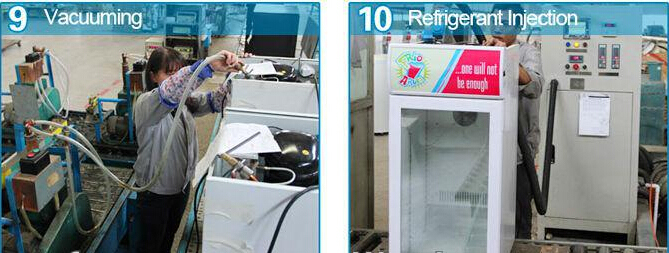 mini Drink Show Case Cooler front open Cooler Displayer freezer