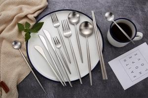 Wholesale China Newto NC099 Hot Sale Brush Polish Stainless Steel Cutlery Set Flatware Set from china suppliers