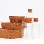 OEM Wooden Tapered Cork Bottle Tops Cap For Glass Wine Bottle