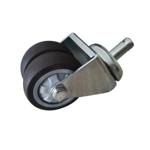 Wholesale Card Test Insert Caster Wheel For Office Chair And Medical Cart TPR Soft Adhesive 45MM Diameter from china suppliers