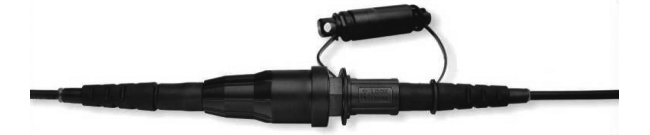 round FTTH Pre Connectorized Cable With Waterproof Adapter Connector