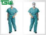 Short Sleeve Nonwoven Disposable Scrub Suit For Doctors