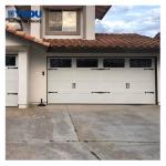 Panel Lift Garage Sectional Overhead Door 1500N Remote Control 6m Height