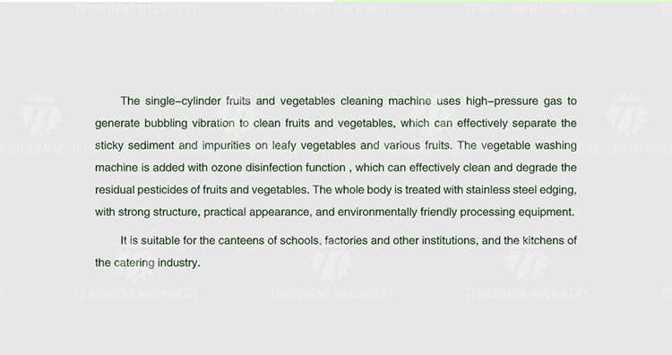 85KG 0.55KW Commercial ultrasonic bubble cleaning machine ozone sterilization cleaning machine can be fixed productionl