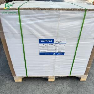 Wholesale 80gsm One Side Coated Glossy White Art Paper For Sticker Label 65 x 95cm from china suppliers