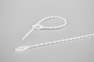 Wholesale DEMOELE 100mm UL approved 94V-2 adjustable knot ball bead plastic nylon cable ties zip ties from china suppliers