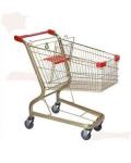 100 Liters Supermarket Shopping Cart Multifuntional Wire Trolley With Wheels