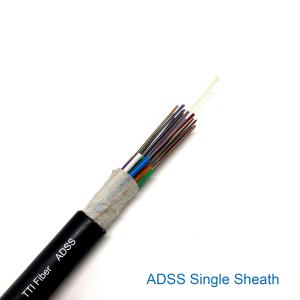 Wholesale Single / Double Sheath 12 24 48 72 96 Core Fiber Optic Cable 1km 2km 4km from china suppliers