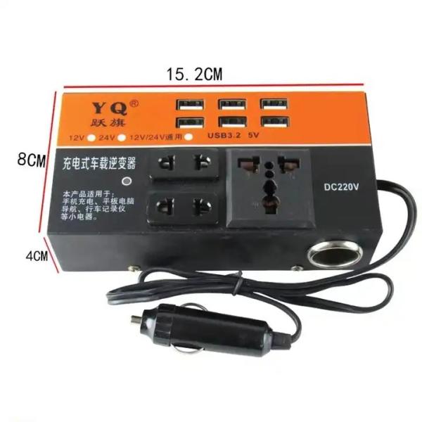 Car Inverter 1500W Pure Sine Wave Inverter 12V Dc To 120V Ac For Car Power