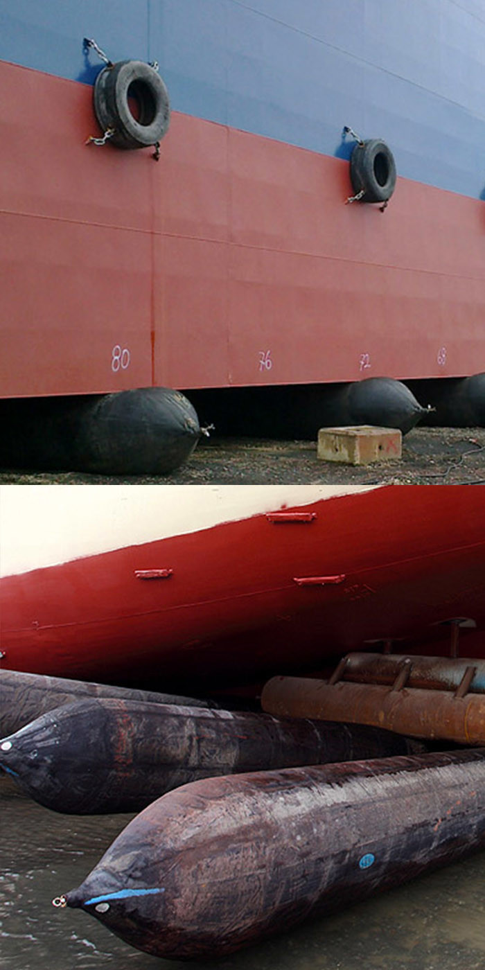 High Load Capacity Rubber Airbag Rubber Lift Bladders For Bridge Construction