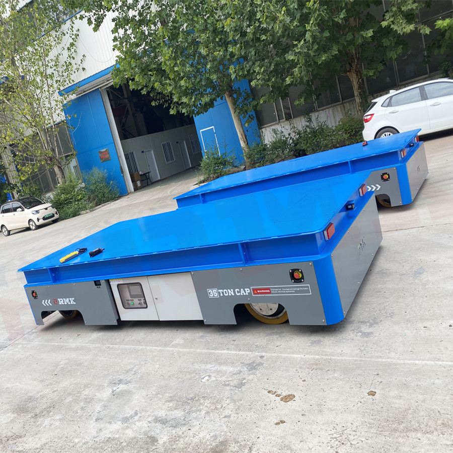 Heavy Duty Hydraulic Steering 35 Tons Injection Mould Transfer Trolley