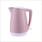 Boil Dry Protection Double Wall Electric Kettle ABS Plastic Water Boiler Kettle