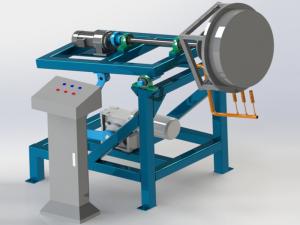 Wholesale Water Storage Bucket Rock And Roll Rotational Moulding Machine For Plastic Hollow Products from china suppliers
