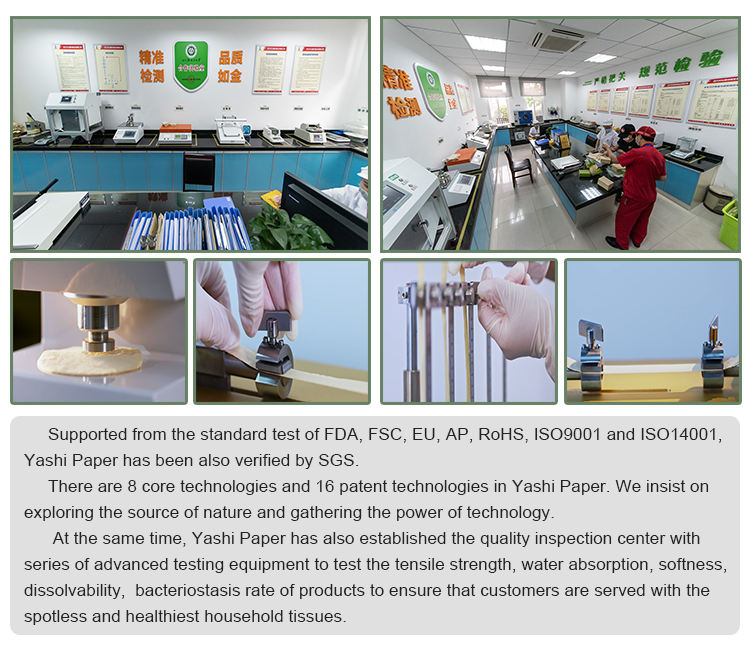 Factory customized practical 2ply bamboo pulp soft rectangular facial tissue