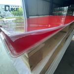 Outdoor 4ft X 6ft Colored Poly Lucite Acrylic Fence Yard Sign Board For Wedding
