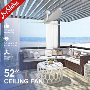Wholesale Household 3 ABS Blades IP44 Outdoor Anti-UV Durable Remote Control Ceiling Fan with Timer from china suppliers