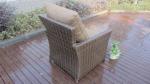 5 Seat Back Cushion Outdoor Rattan Sofa Set For Hotel Poolside