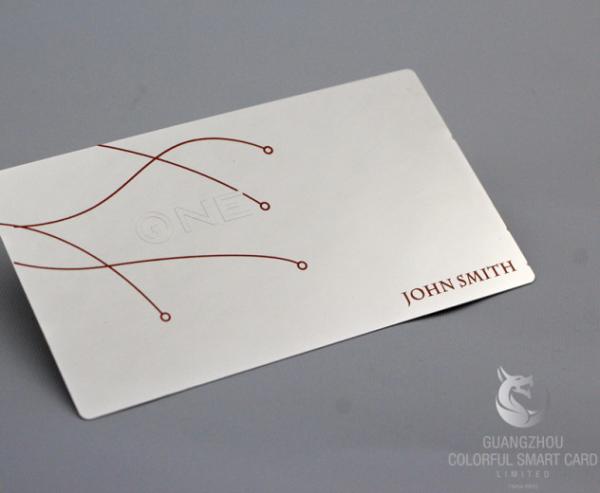 Credit Logo Printing Metal Mirror Business Card Etch Engrave Crafted Rectangle