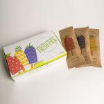 Colorful Glossy Lamination Popsicle Cardboard Packaging Boxes 150mm length