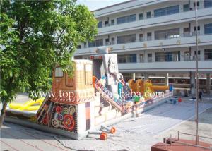 Wholesale 0.55 mm PVC Tarpaulin Inflatable Amusement Park Bouncy Castles For Hire from china suppliers