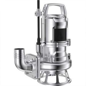 Wholesale 10hp 316 Cast Stainless Steel Blow Down Treatment Submersible Sewage Pump Acid And Alkali Resistant from china suppliers