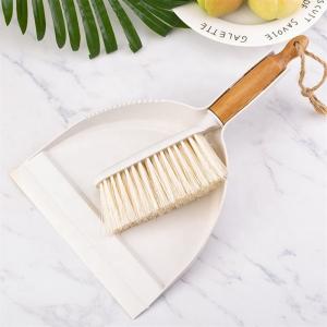 China Portable mini Cleaning Dustpan and Bamboo Handle Broom brush set For Cleaning on sale