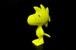 Cute Yellow Bird Toy Story Figures , Snoopy Figurines Collection Woodstock With