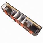 40FT Container Apartment Modular Finished Wooden Houses Customized Color