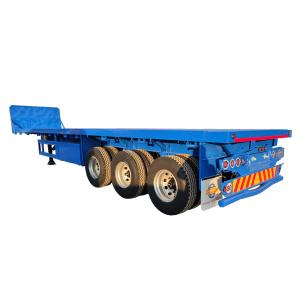Wholesale Platform Semi Trailer Flatbed Bulk Cargo Trailer Flatbed Cargo Trailer from china suppliers