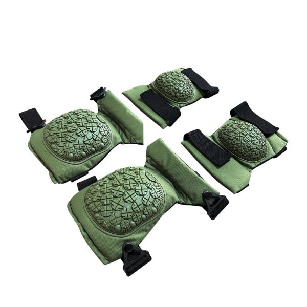 Professional Protection Heavy Duty Black Elbow and Knee Pads for Anti Slip