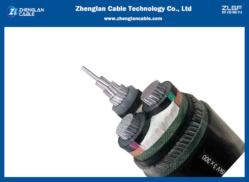 STA Armoured 35KV XLPE insulation Medium Voltage Power Cables 3x95sqmm 3x185sqmm