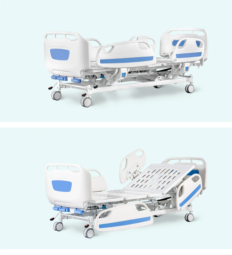 China Products Economic Icu Hospital Bed With Headboard And Guard Rails