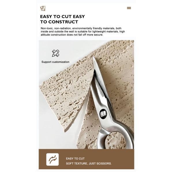 Mcm Soft Ceramic Interior Stone Cladding Wall Tiles Commerce Anti Static