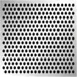 Honeycomb SS Round Hole Perforated Stainless Steel Sheet For Industrial