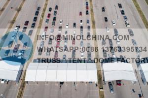 Wholesale Drive Thrugh Aluminum Alloy Vaccine Hospital Tent Screening Structures from china suppliers