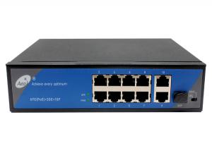 Wholesale 8 Port 2 Gigabit Uplink Industrial POE Ethernet Switch from china suppliers