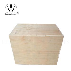 Wholesale Plywood Crossfit Essential Equipment Wooden Plyo Box With Embossing Handling from china suppliers