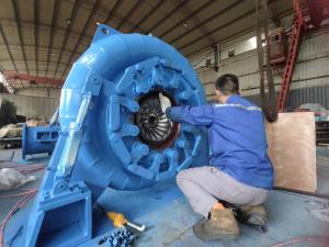 Wholesale 450-1000rpm High Head Water Turbine With Hydroturbine Generator from china suppliers