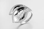 Clear CZ Pear Shaped 925 Silver Band Ring Unisex / Womens Jewelry 2mm Wide