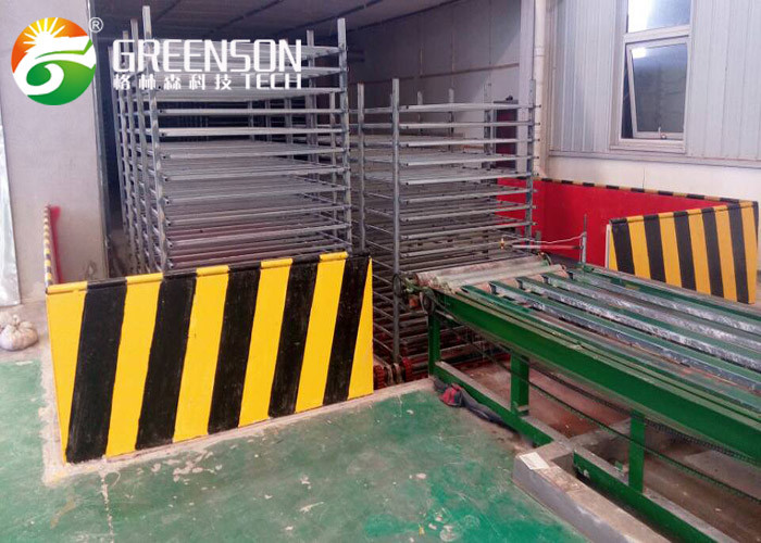 PLC Control Mgo Board Production Line , Automatic Straw Board Making Machine