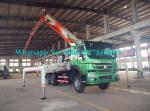4 Arms Cement Pumping Machine / Concrete Construction Equipment SY5295T 80 Km/H