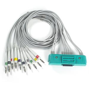Wholesale EKG Cable 10Lead IEC Banana 4.0mm For Nihon Kohden ECG-9320 ECG-9522P BR-911D from china suppliers