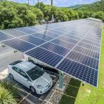 Carport Solar Mounting System 10KW Light Weight Aluminum Solar Carports for Car