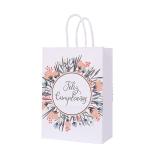 Personality Doodle Design Brown Kraft Paper Easter Goody Bag for Food Snacks