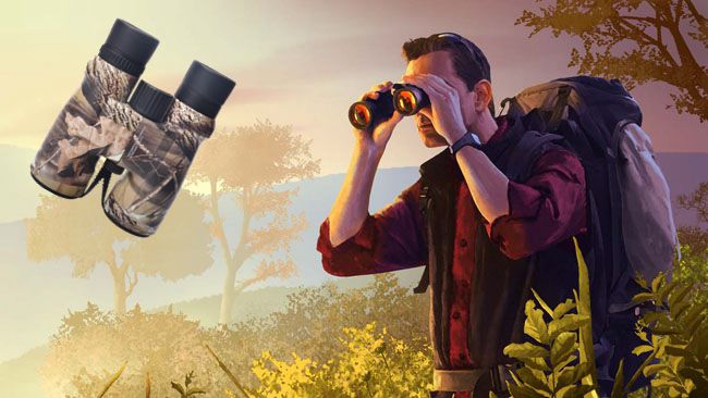 Camping Waterproof Fogproof High Resolution Binoculars Telescope 7x40 Set for Adults