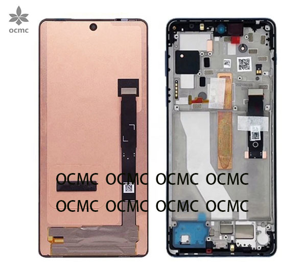 Super OLED Capacitive Touchscreen Display Panel With Frame Motorola Moto Edge 20 Pro Screen Replacement