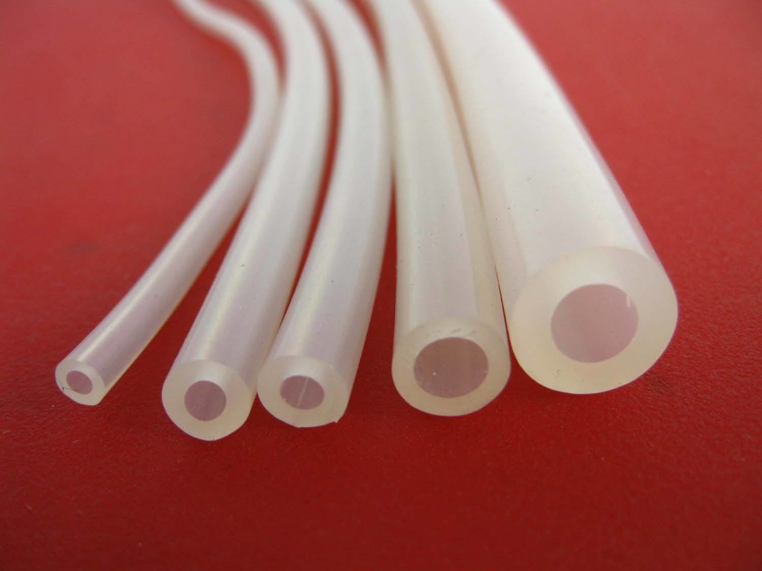 Extruded Clear Silicone Rubber Tubing , OEM Small Diameter Silicone Tubing